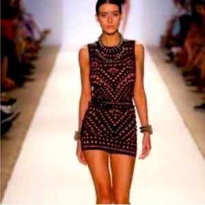 Mara Hoffman Laser Cut Dress in Black M/L